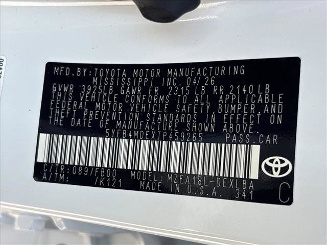 New 2026 Toyota Corolla LE FWD image 20