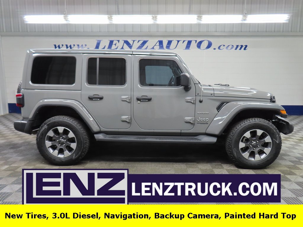 Used 2022 Jeep Wrangler Unlimited Sahara w/ LED Lighting Group image 1