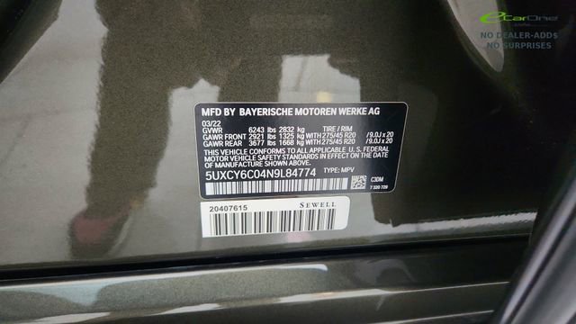 Used 2022 BMW X6 xDrive40i w/ Executive Package AWD/4WD image 62