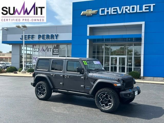 Used 2022 Jeep Wrangler Unlimited Rubicon 4xe w/ Cold Weather Group image 1