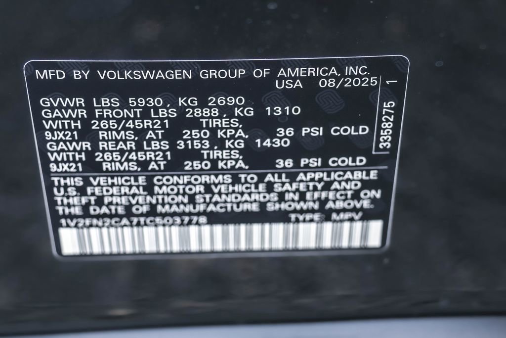 New 2026 Volkswagen Atlas SEL Premium R-Line image 43