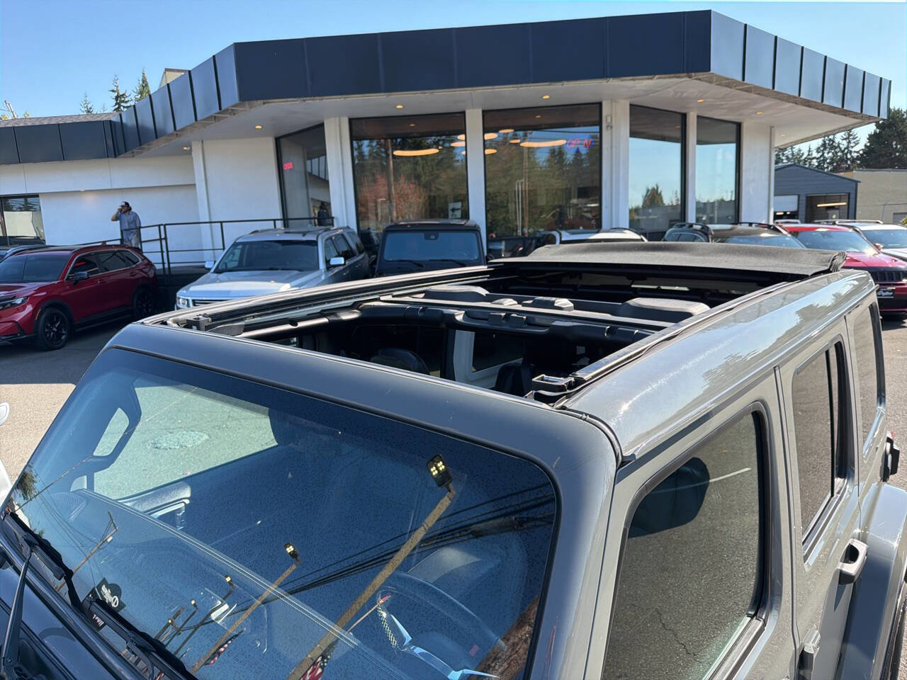 Used 2021 Jeep Wrangler Unlimited Sahara w/ Cold Weather Group image 48