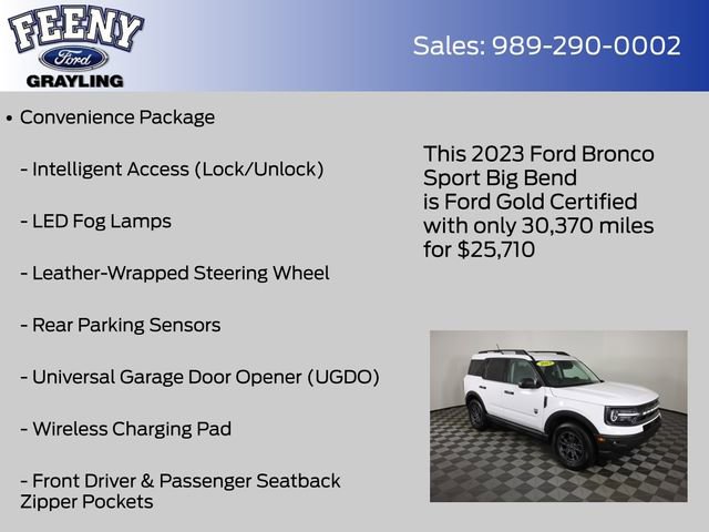 Used 2023 Ford Bronco Sport Big Bend w/ Convenience Package image 13