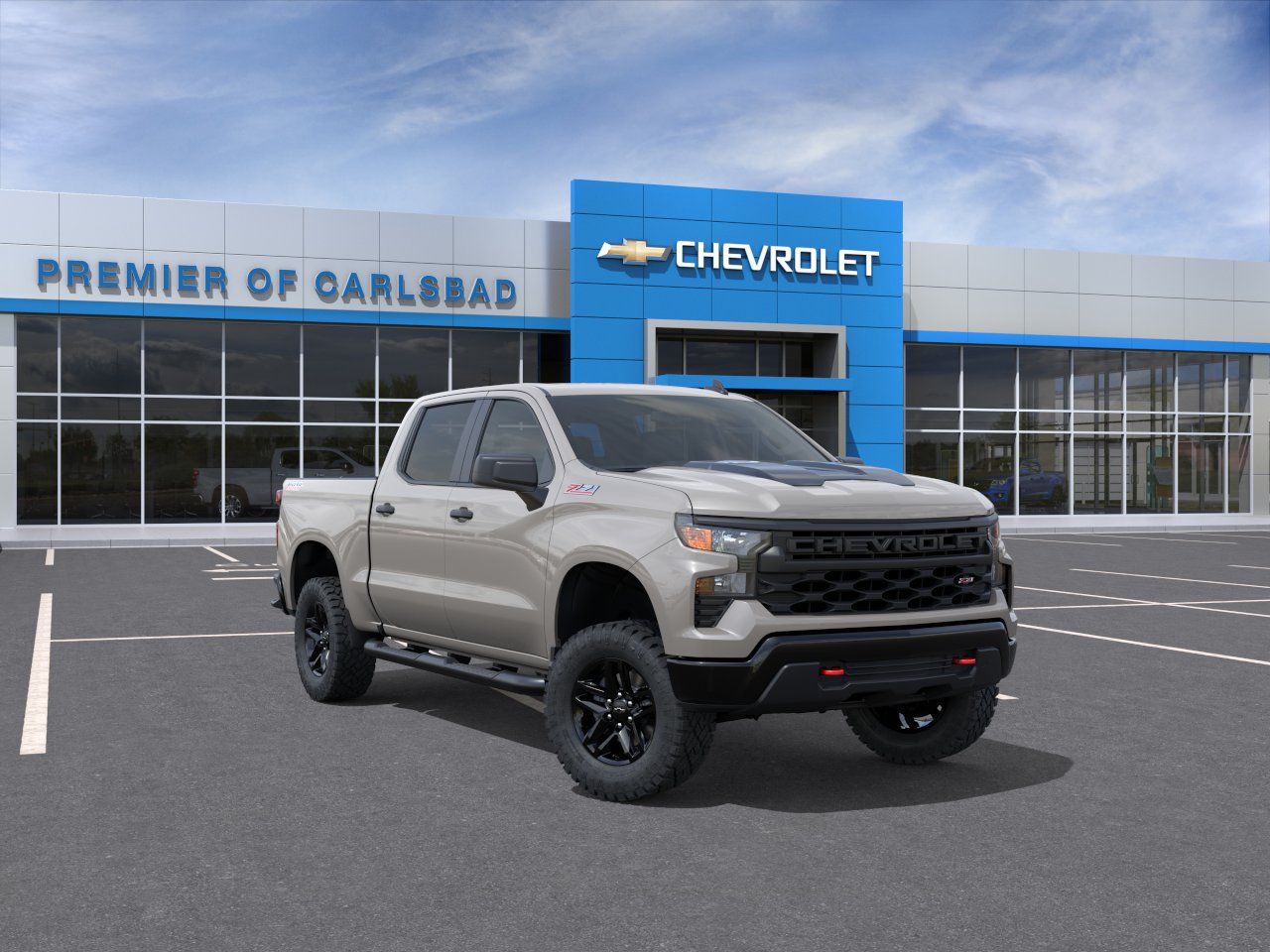 New 2026 Chevrolet Silverado 1500 Custom Trail Boss w/ LPO, Dark Essentials Package AWD/4WD image 1