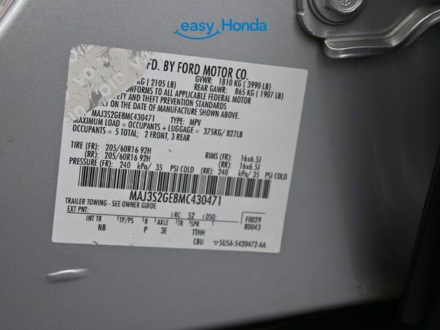 Used 2021 Ford EcoSport SE FWD image 18