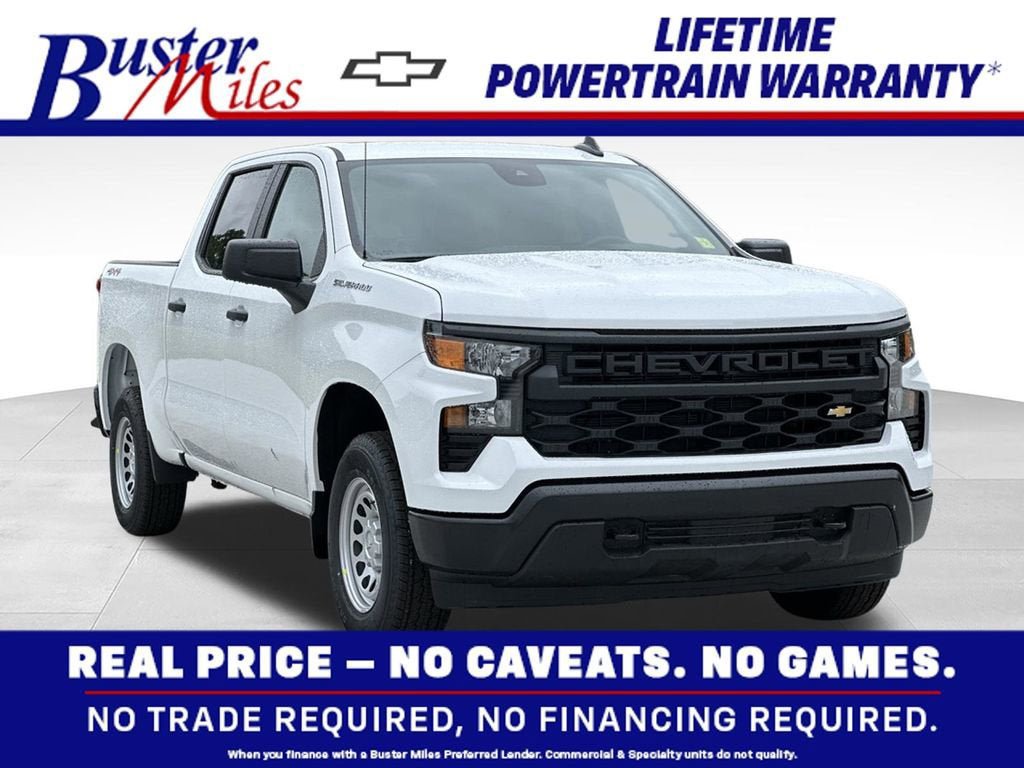 New 2026 Chevrolet Silverado 1500 W/T w/ WT Value Package AWD/4WD image 1