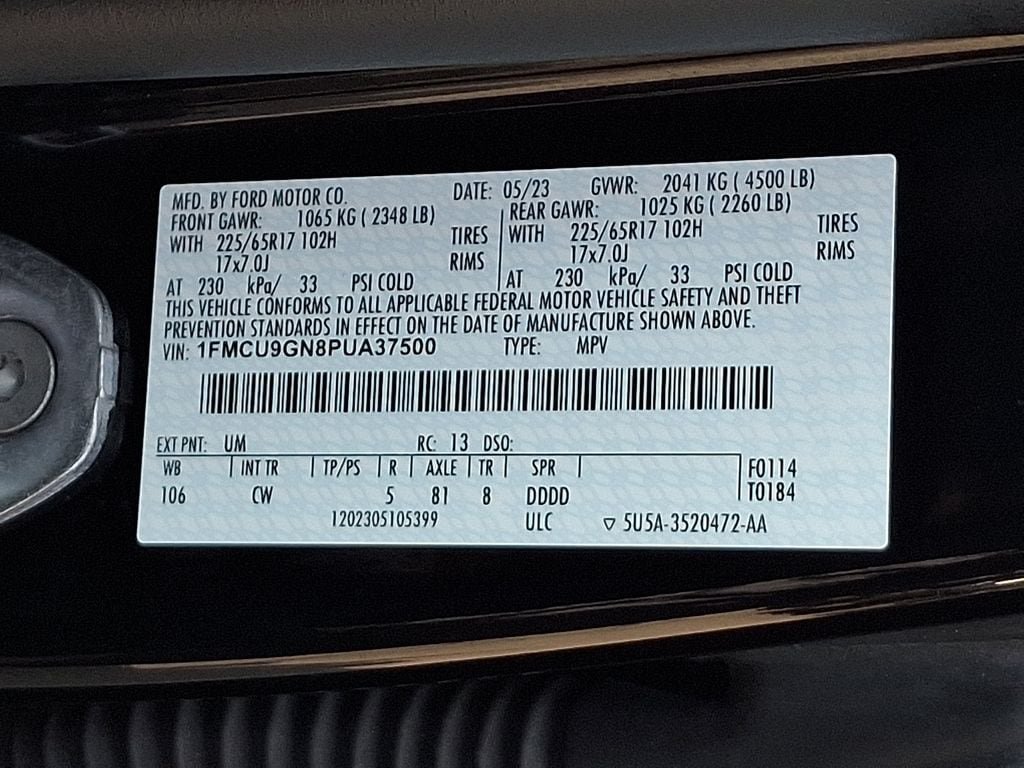 Certified 2023 Ford Escape Active w/ Tech Pack #1 AWD/4WD image 28