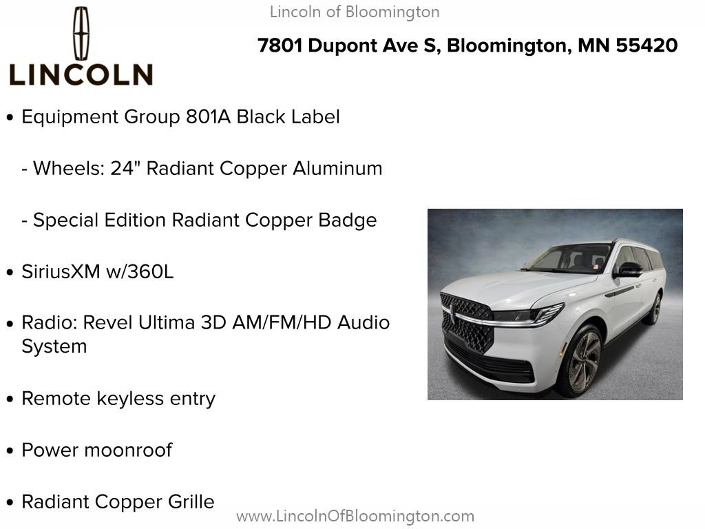 Certified 2025 Lincoln Navigator L Black Label AWD/4WD image 10