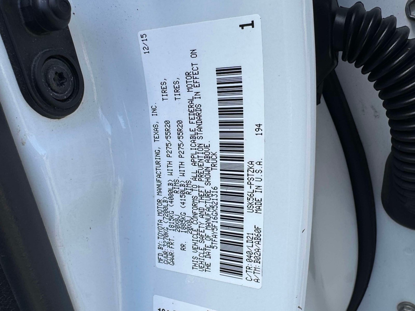 Used 2016 Toyota Tundra 1794 Edition AWD/4WD image 26
