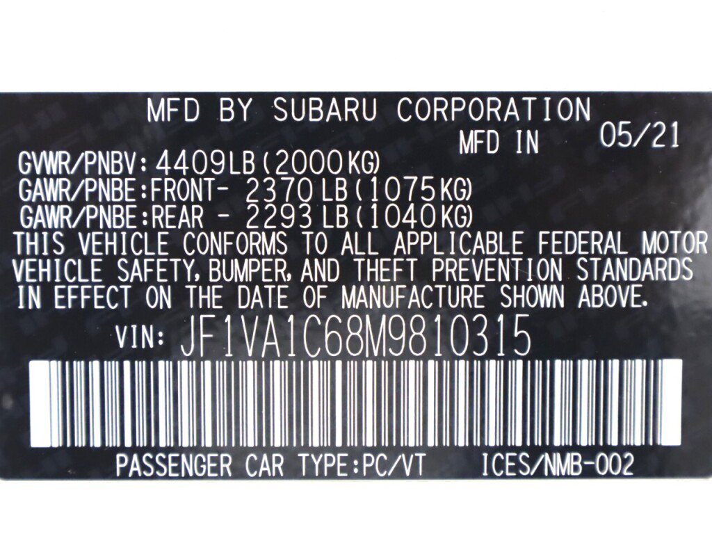 Used 2021 Subaru WRX Premium AWD/4WD image 40