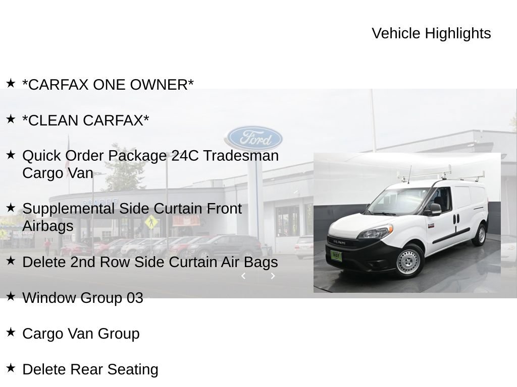 Used 2021 RAM ProMaster City Tradesman FWD image 9