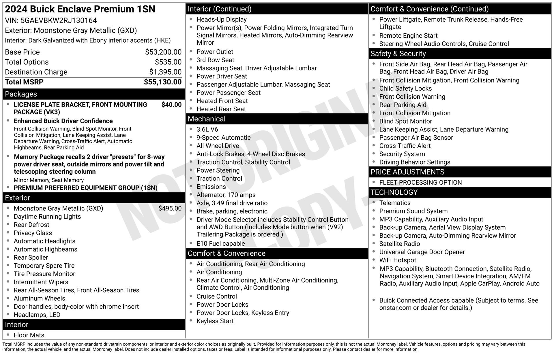 Certified 2024 Buick Enclave Premium AWD/4WD image 4