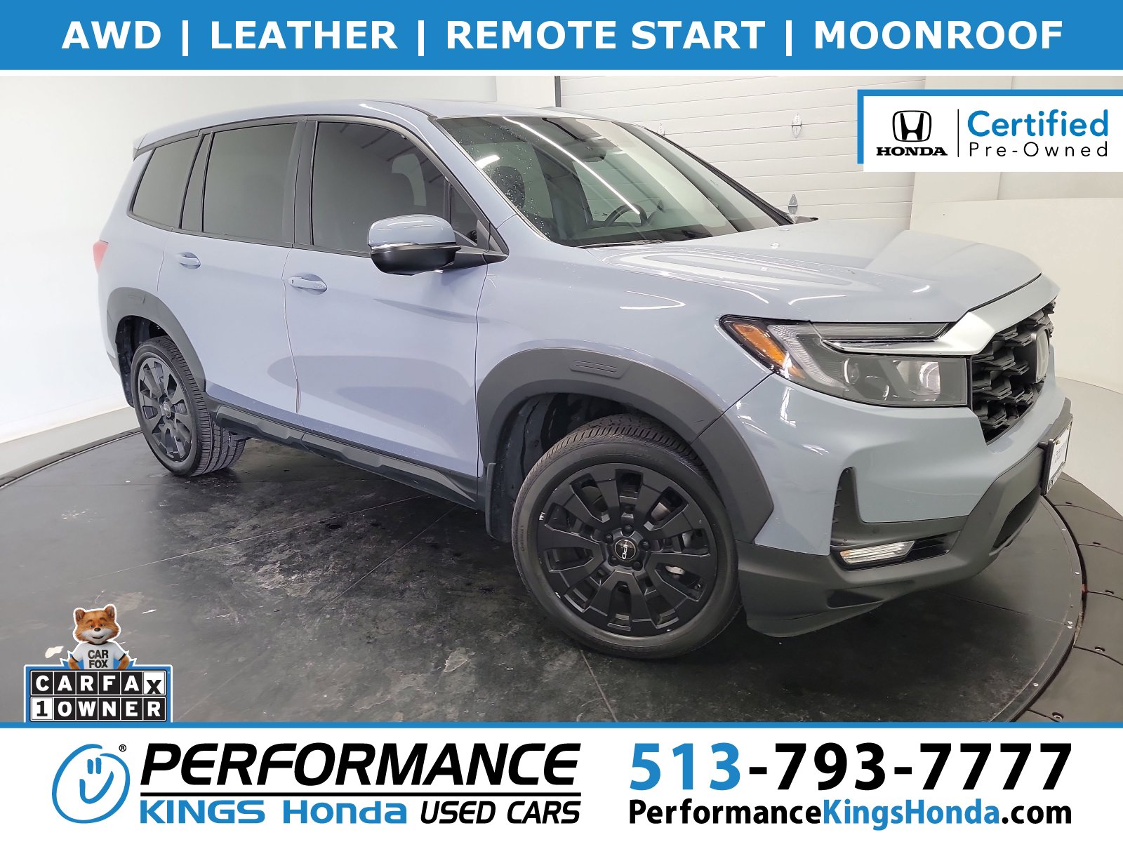 Certified 2023 Honda Passport EX-L 360° Tour
