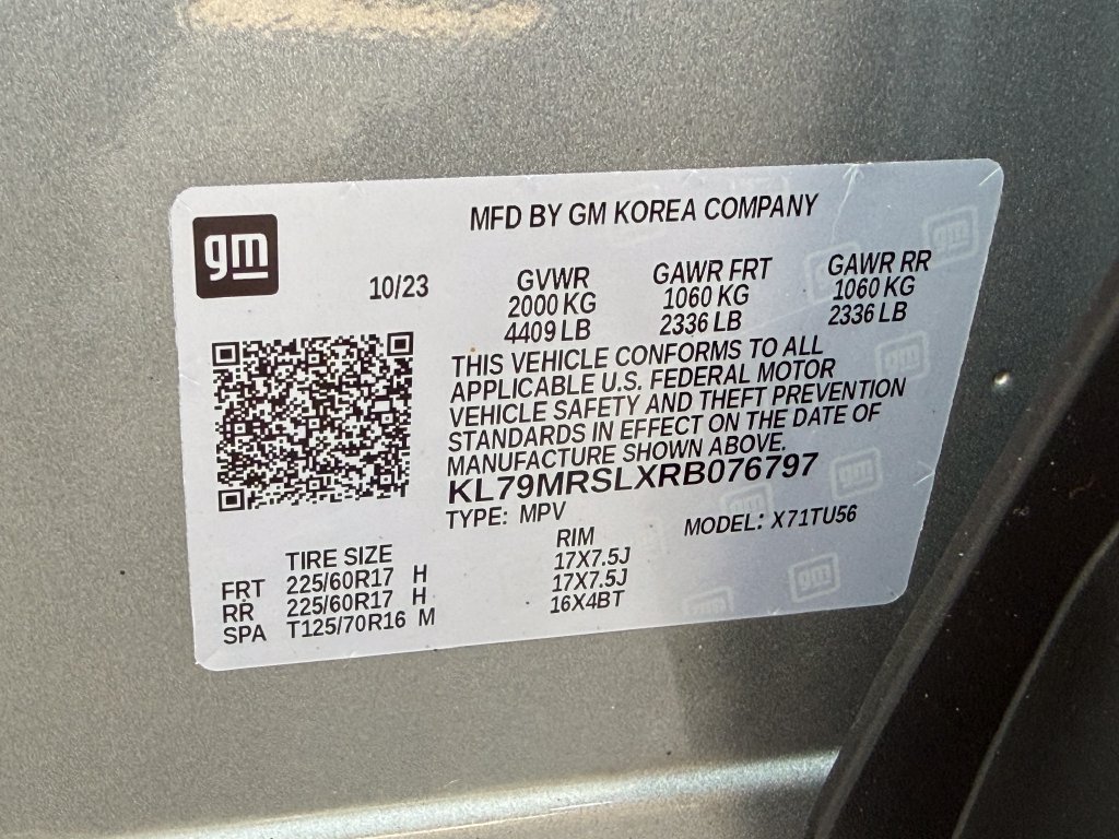 Certified 2024 Chevrolet TrailBlazer LT AWD/4WD image 12