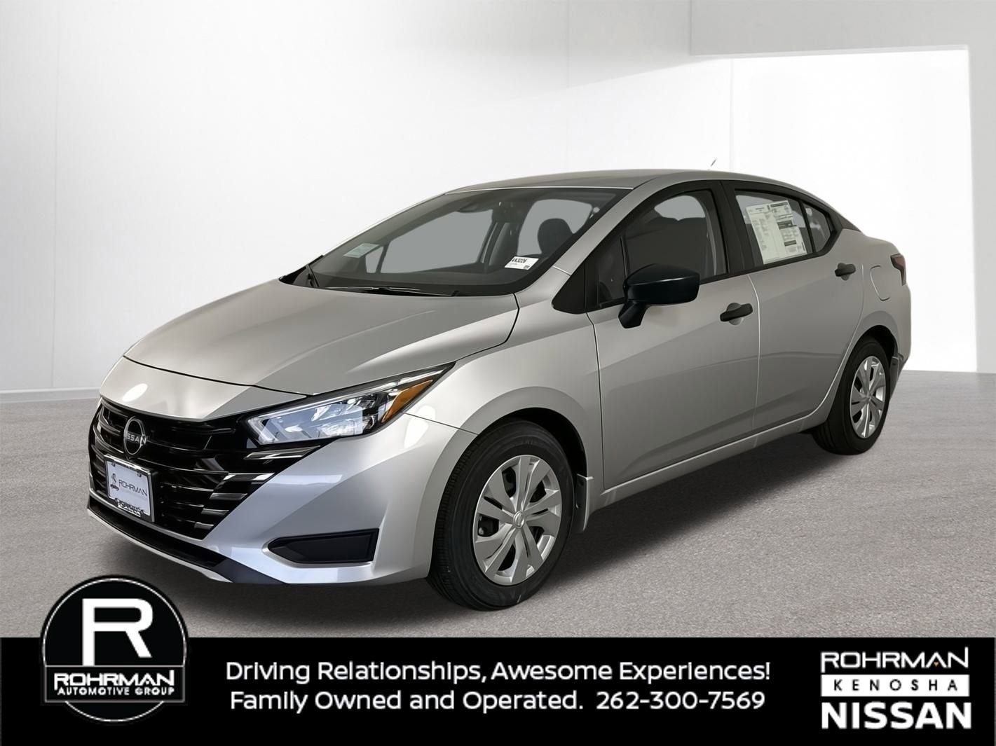 New 2025 Nissan Versa S w/ Trunk Package
