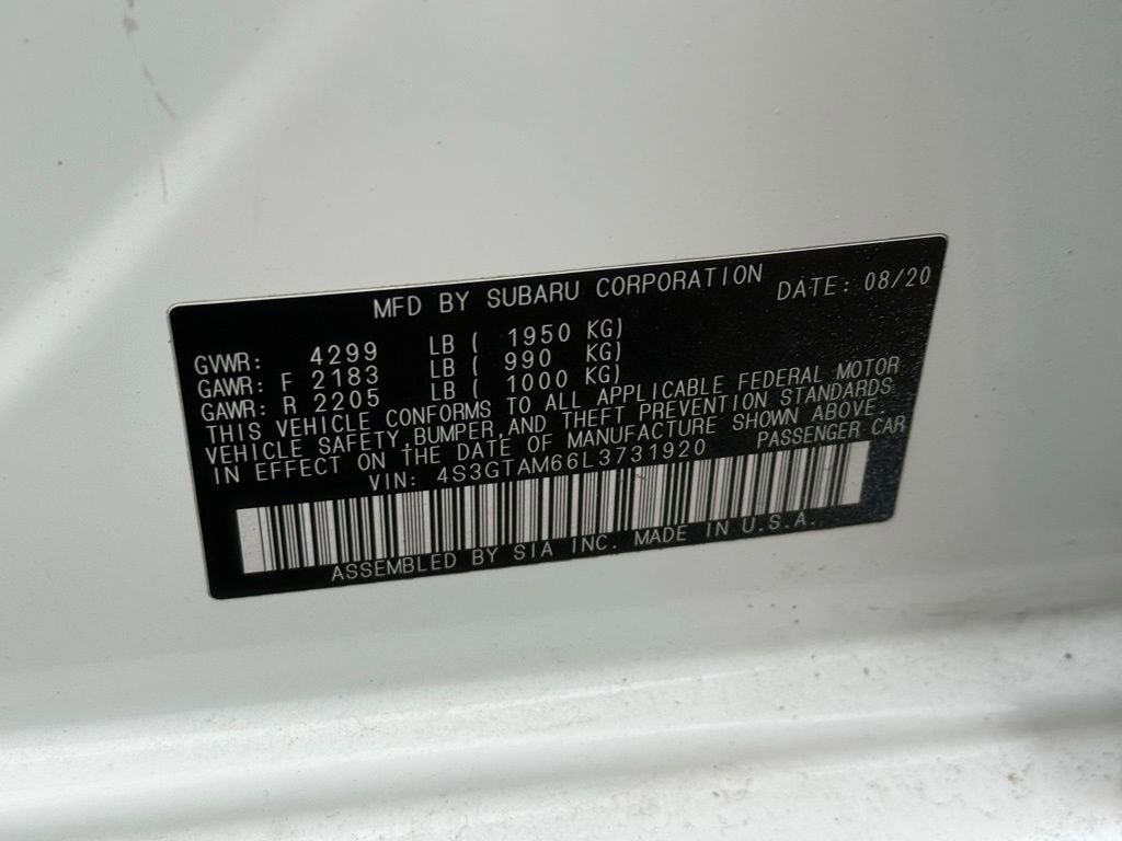 Used 2020 Subaru Impreza 2.0i Sport image 39