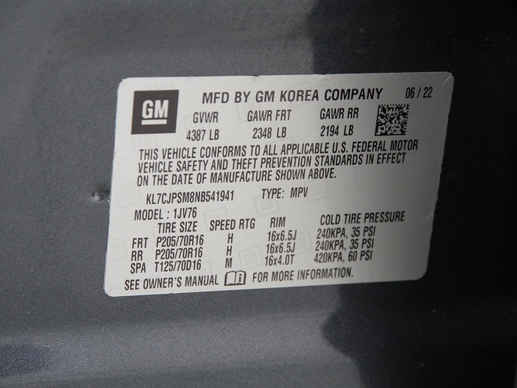 Certified 2022 Chevrolet Trax LT w/ LT Convenience Package image 19