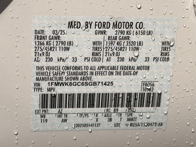 Used 2025 Ford Explorer ST w/ Sun And Sound Package AWD/4WD image 39