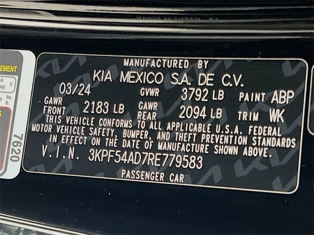 Certified 2024 Kia Forte GT-Line w/ GT-Line Premium Package image 33