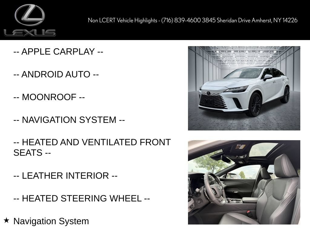 Certified 2026 Lexus RX 350 Premium w/ Convenience Package AWD/4WD image 8