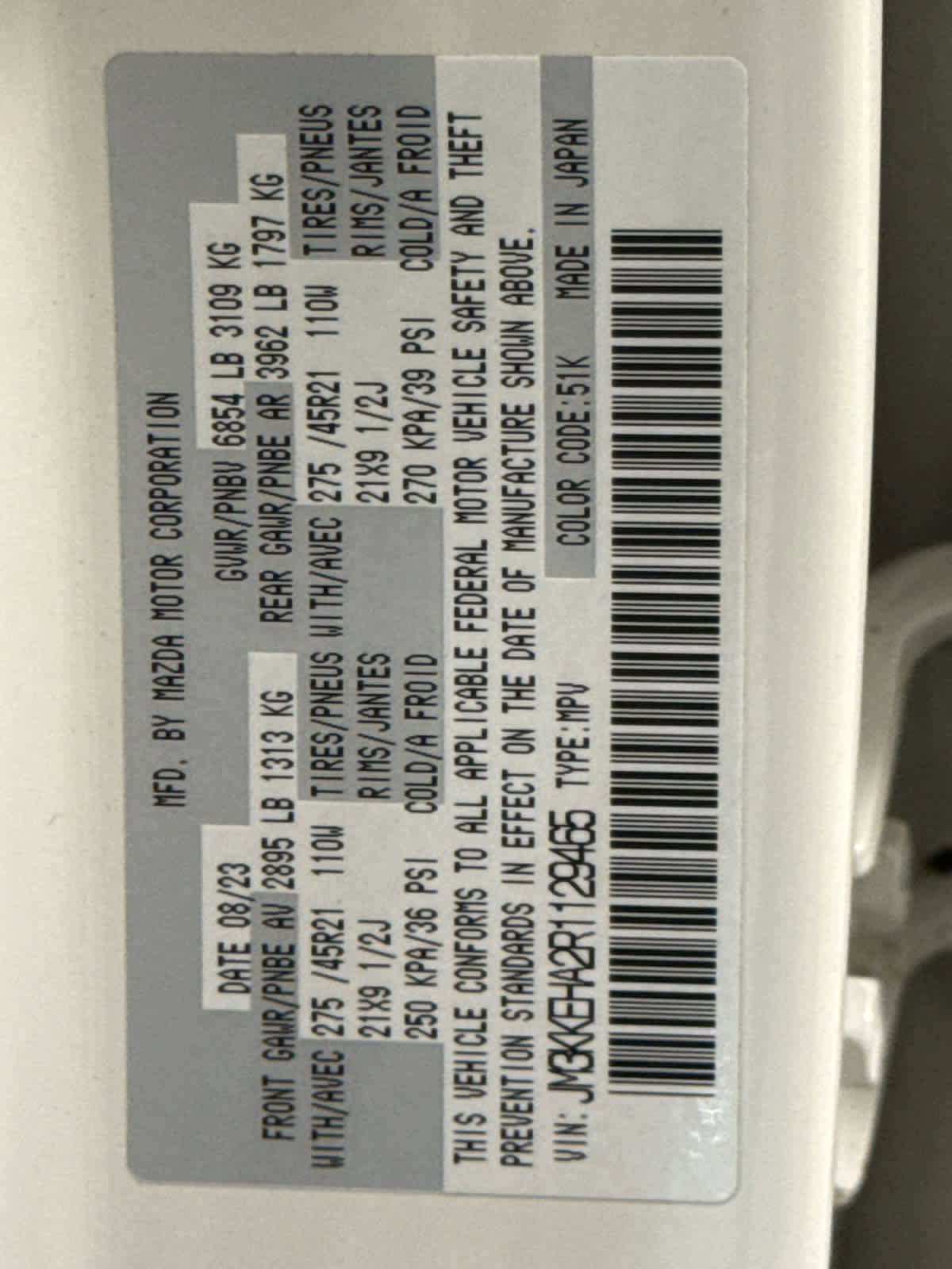 Certified 2024 MAZDA CX-90 Plug-In Hybrid w/ Premium Plus image 22