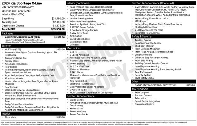 Used 2024 Kia Sportage X-Line w/ X-Line Premium Package image 36