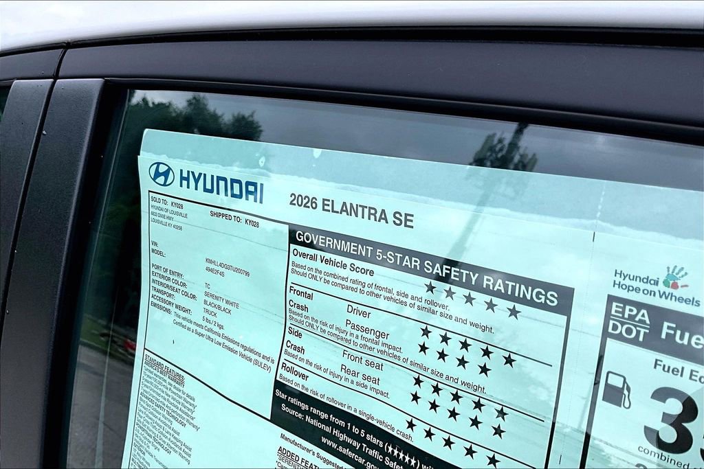 New 2026 Hyundai Elantra SE FWD image 14