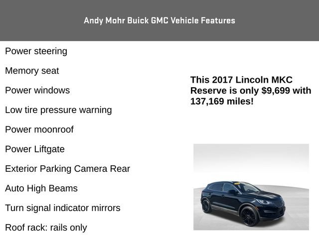 Used 2017 Lincoln MKC Reserve w/ Lincoln MKC Climate Package AWD/4WD image 12