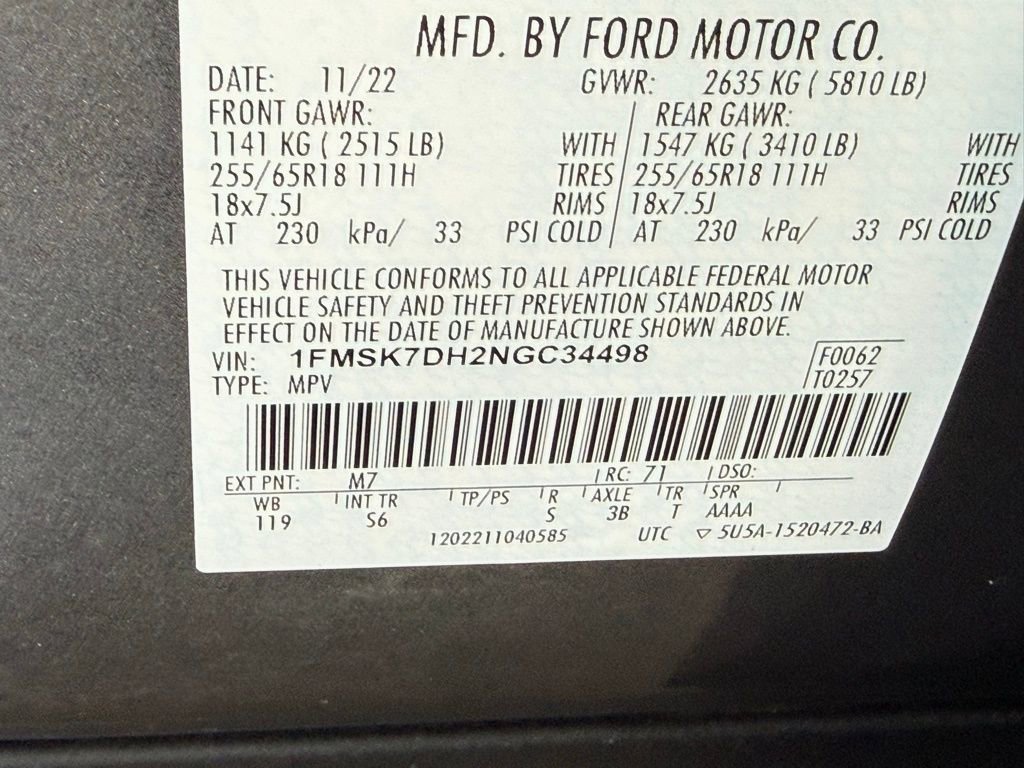 Used 2022 Ford Explorer XLT w/ Equipment Group 202A image 46