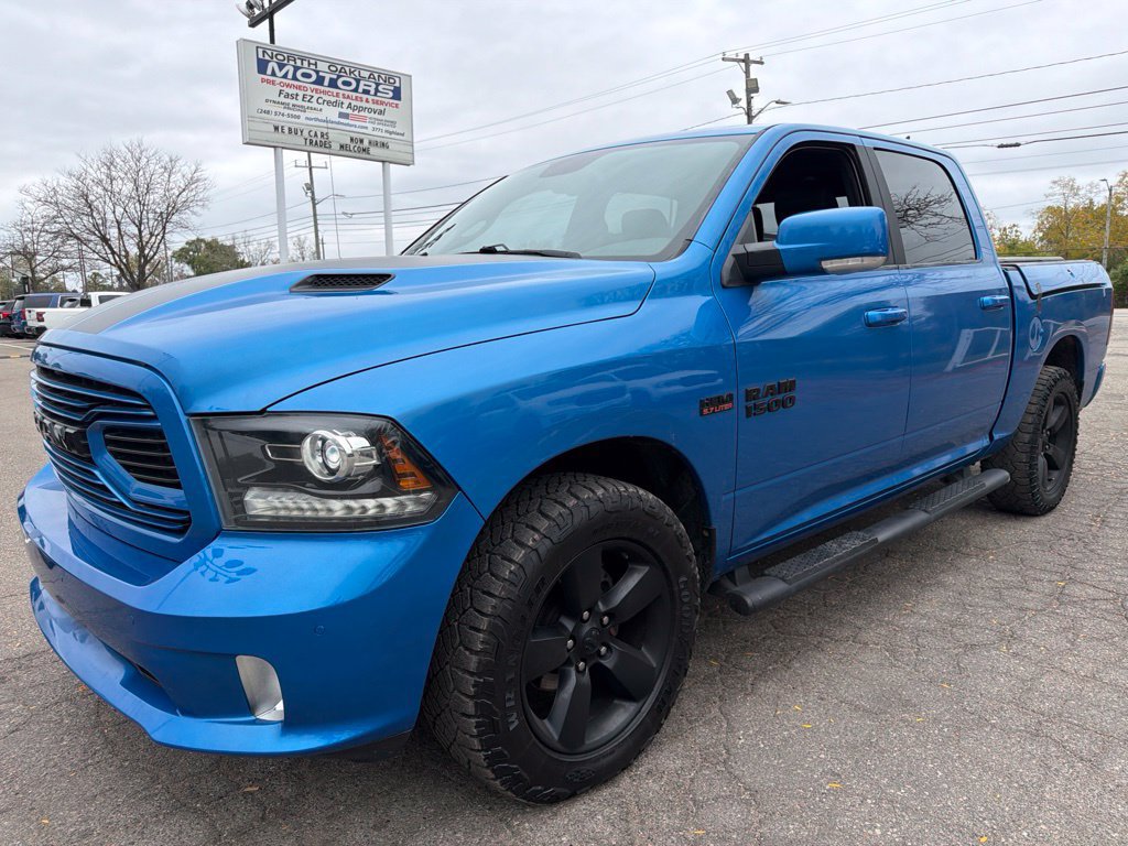 Used 2018 RAM 1500 Sport w/ Hydro Blue Sport Package