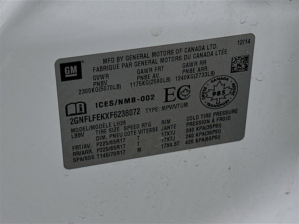 Used 2015 Chevrolet Equinox LT image 30