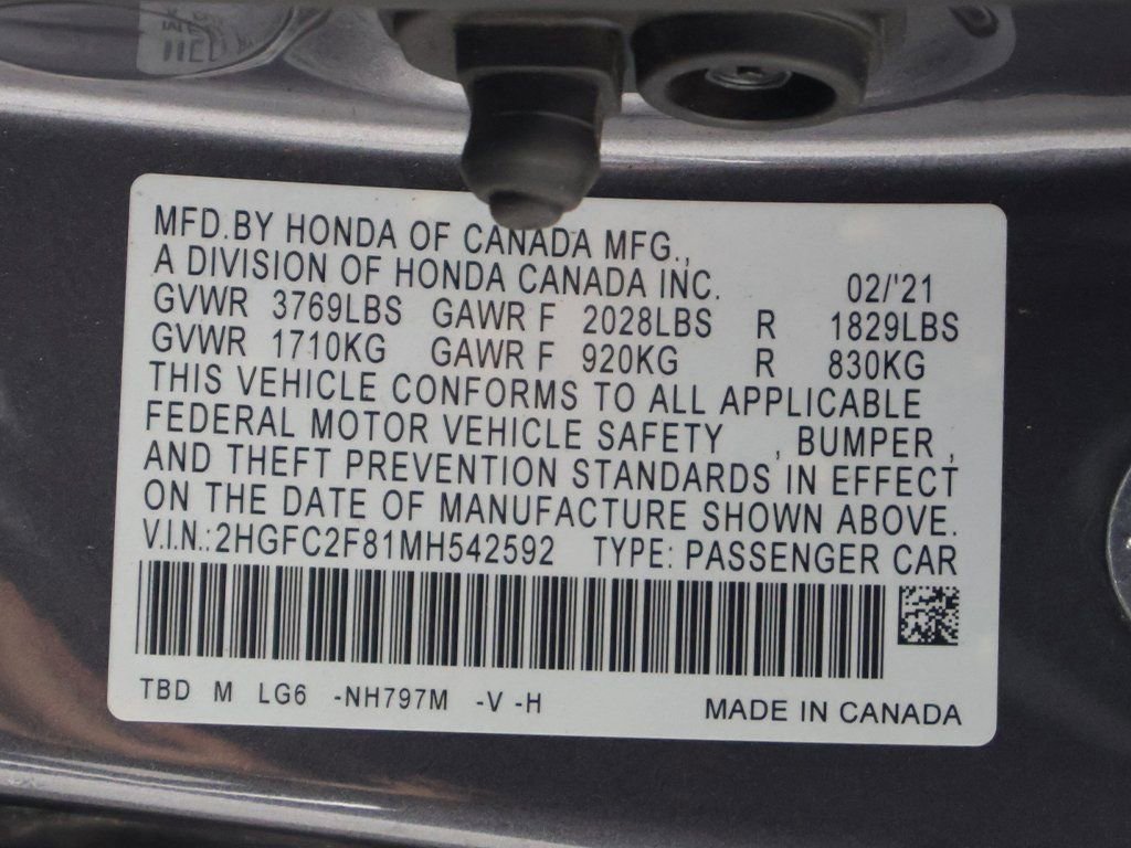 Used 2021 Honda Civic Sport image 47