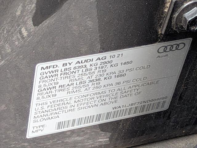 Certified 2022 Audi Q7 2.0T Premium Plus w/ Premium Plus Package image 16