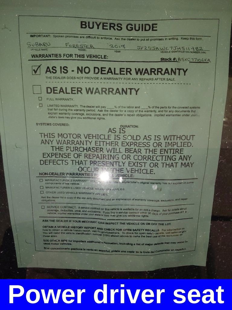 Used 2018 Subaru Forester 2.5i Touring image 12