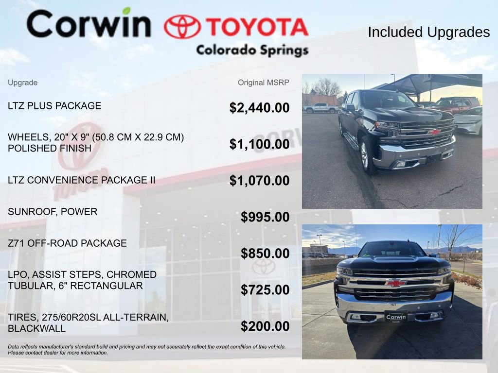 Used 2019 Chevrolet Silverado 1500 LTZ w/ LTZ Plus Package image 4