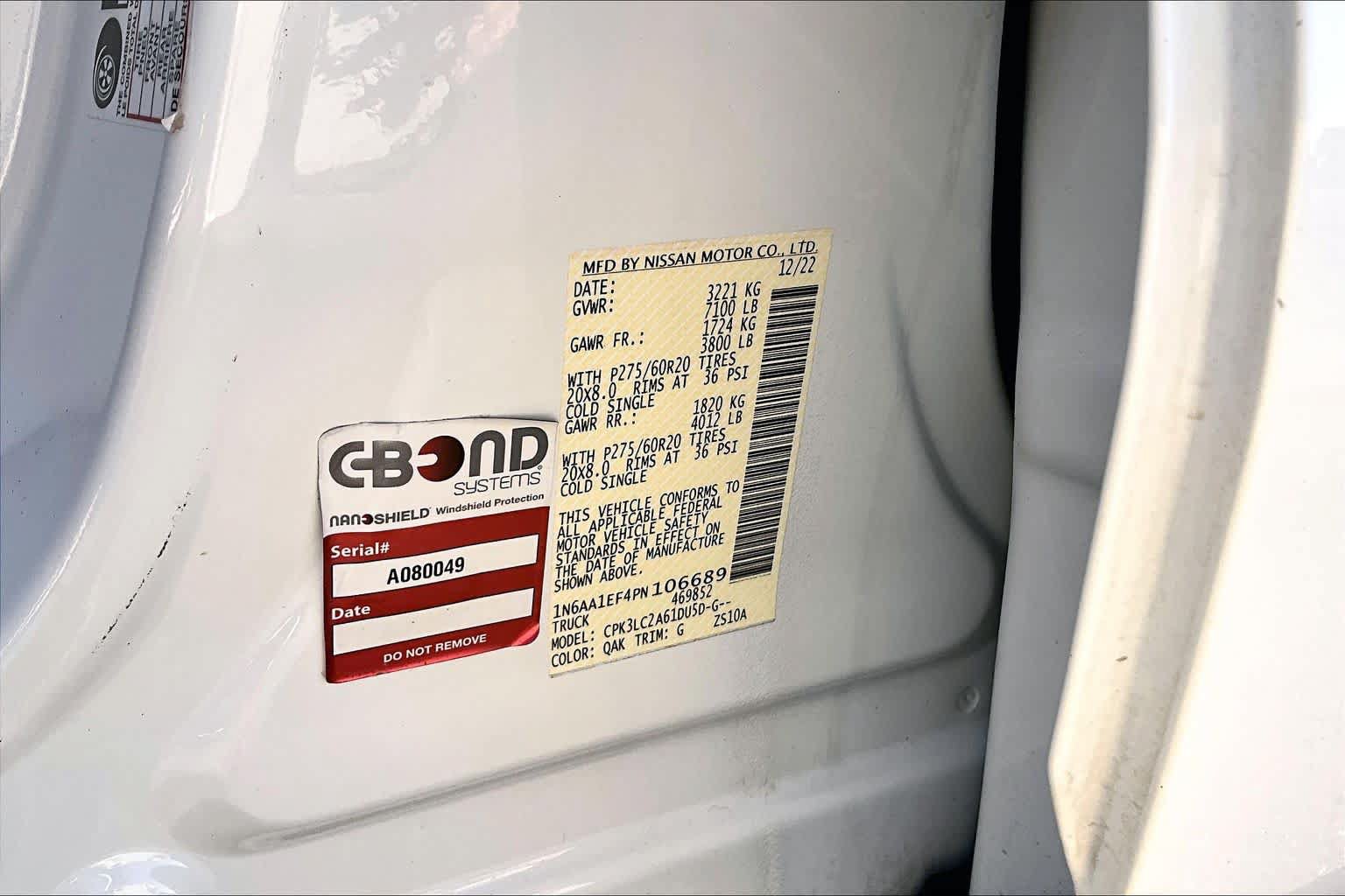 Certified 2023 Nissan Titan SV w/ SV Convenience Package RWD image 36