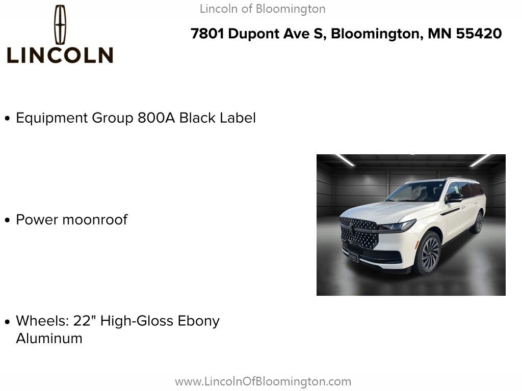 New 2025 Lincoln Navigator L Black Label image 4