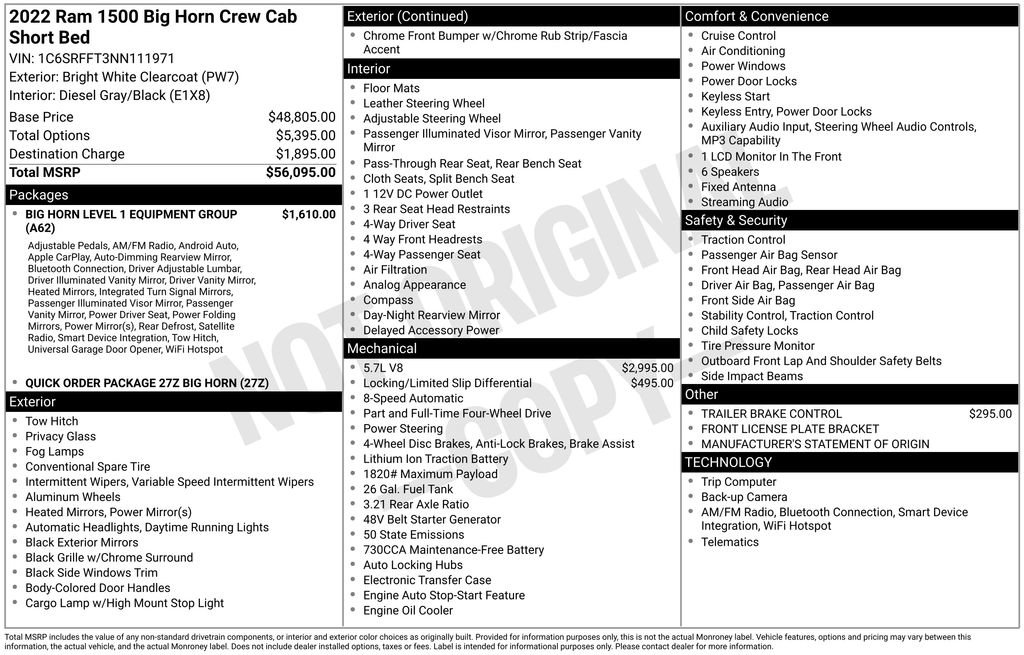 Used 2022 RAM 1500 Big Horn image 26