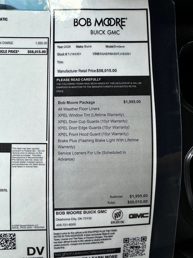 New 2026 Buick Enclave Sport Touring w/ Super Cruise Package image 15