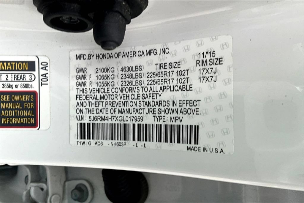 Used 2016 Honda CR-V EX-L image 18