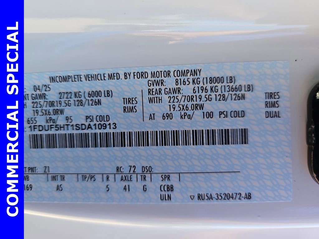 New 2025 Ford F550 4x4 Regular Cab Super Duty image 42