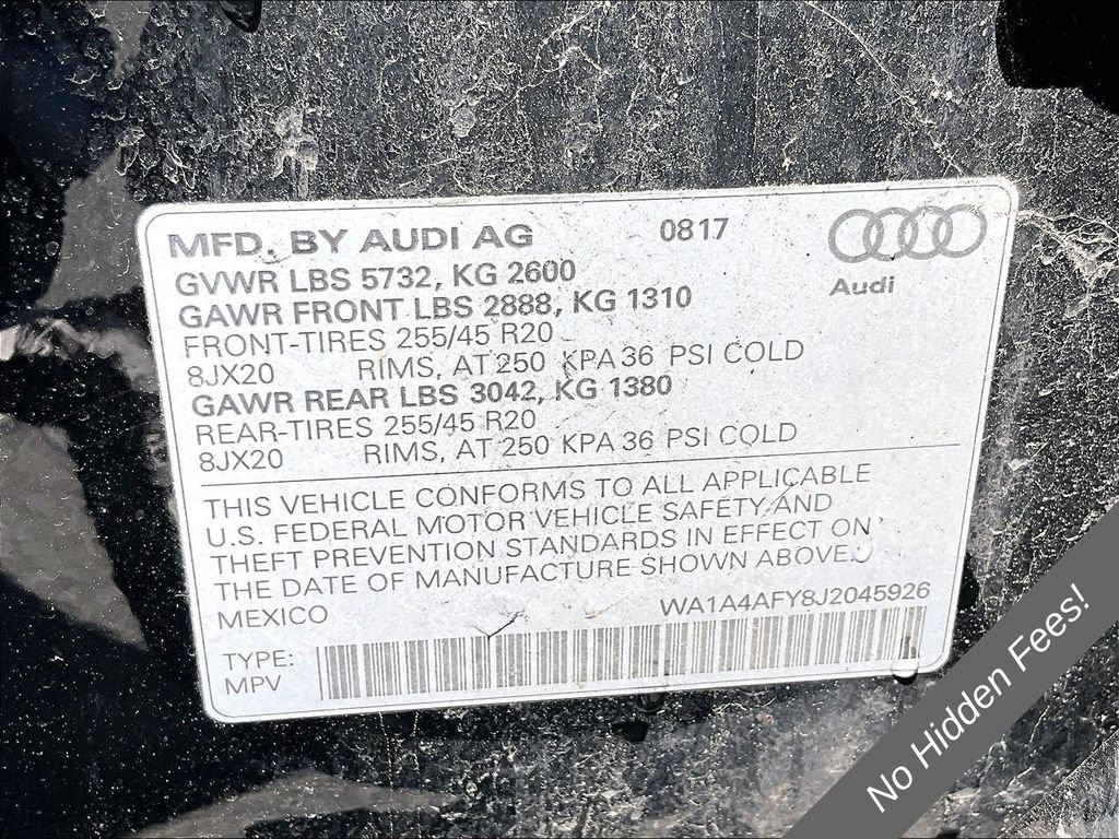 Used 2018 Audi SQ5 Premium Plus AWD/4WD image 30