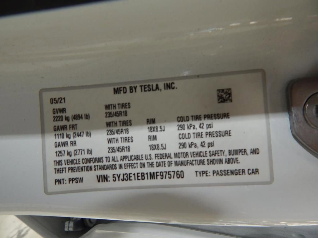 Used 2021 Tesla Model 3 Long Range image 15