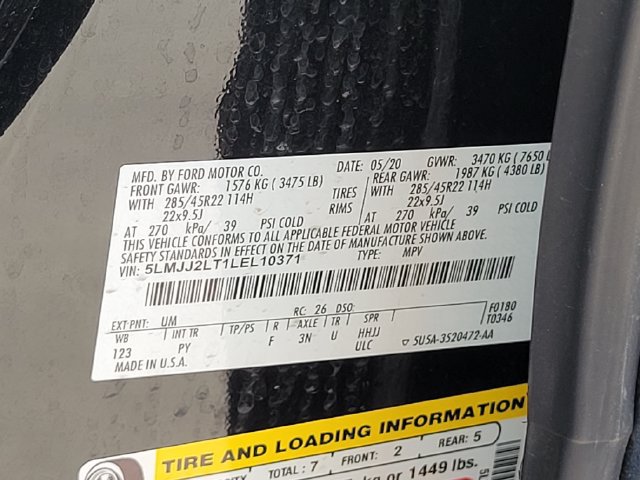 Used 2020 Lincoln Navigator Reserve w/ Equipment Group 208A Reserve AWD/4WD image 16