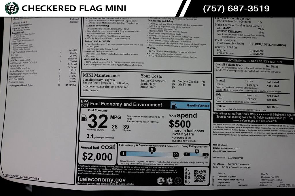 Used 2025 MINI Cooper S FWD image 40