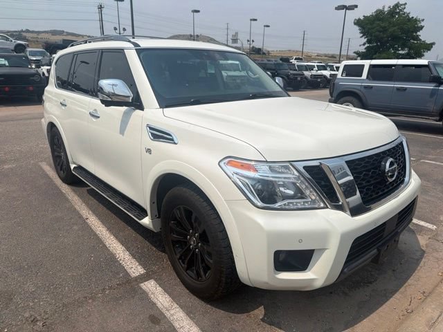 Used 2020 Nissan Armada Platinum w/ Captain's Chairs Package AWD/4WD image 2