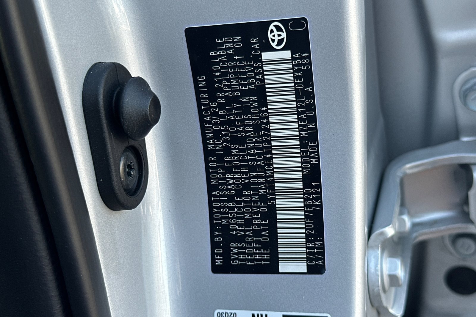 Certified 2026 Toyota Corolla XSE w/ Carpet Mat Package (TMS) FWD image 28