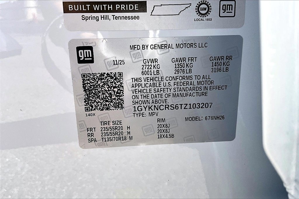 New 2026 Cadillac XT5 Premium Luxury w/ Driver Assist Package image 13