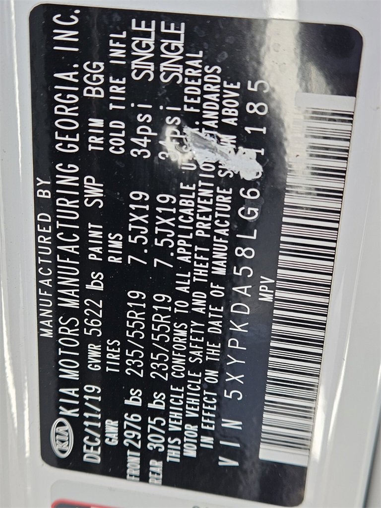 Used 2020 Kia Sorento SX image 28