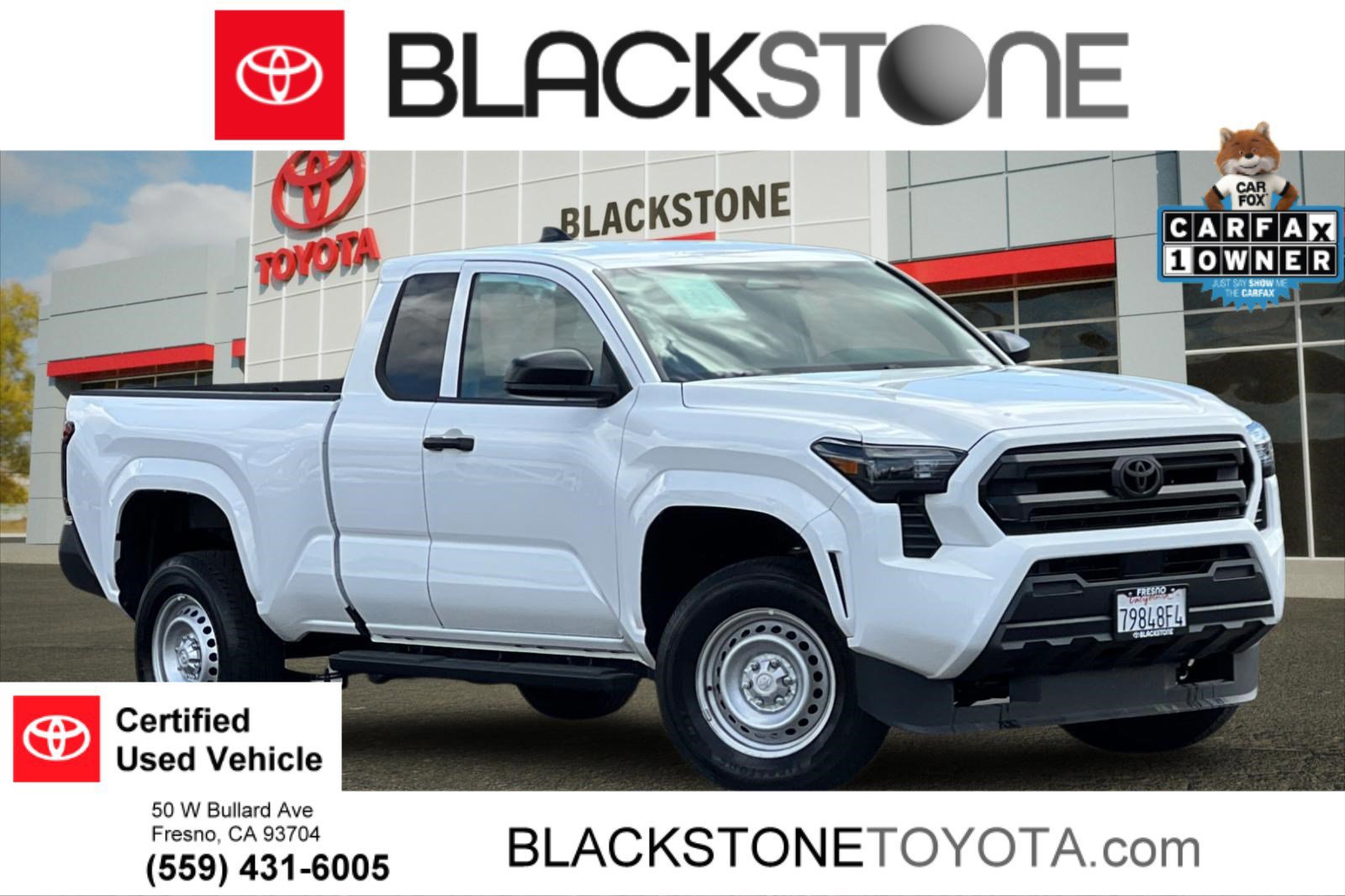 Certified 2025 Toyota Tacoma SR